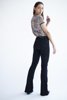 Γυναικείο Παντελόνι Τζιν Καμπάνα "Flare" Μαύρο Χρώμα