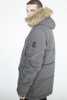 Picture of Men's Jacket fur hood inner fur liner "Pluto" in Anthra