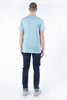 Ανδρικό Κοντομάνικο T-shirt  ''Aris'' σε Γαλάζιο Χρώμα