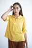 Γυναικεία Μπλούζα-Πουκαμίσα Μακρυμάνικη "Sila" σε Κίτρινο Χρώμα