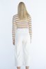 Γυναικεία Παντελόνα Κοτλέ "Cordaly" σε Λευκό Χρώμα