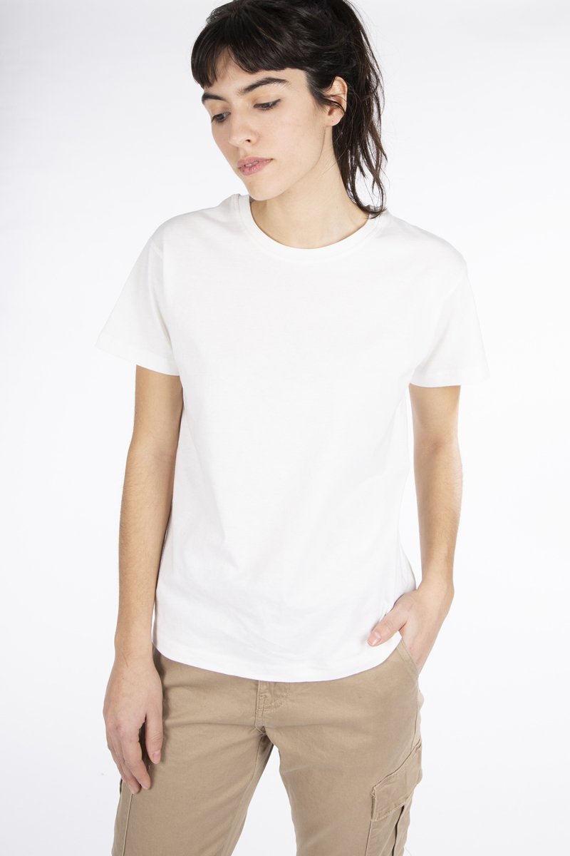 Γυναικείο T-Shirt Κοντομάνικο "Emma" σε Χρώμα Off-White