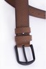 Picture of Men's Belt "Fishbone" Brown