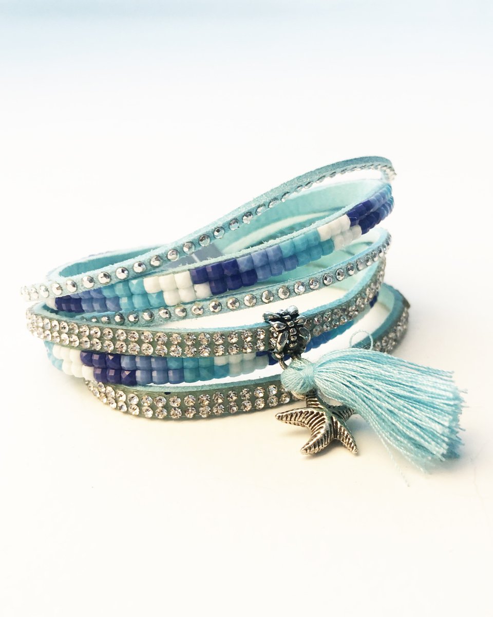 Picture of Set of Bracelets "Kassy Mixy" (comb.3) with Stras