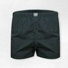 Basic Boxer Shorts σε Μαύρο Χρώμα με Print