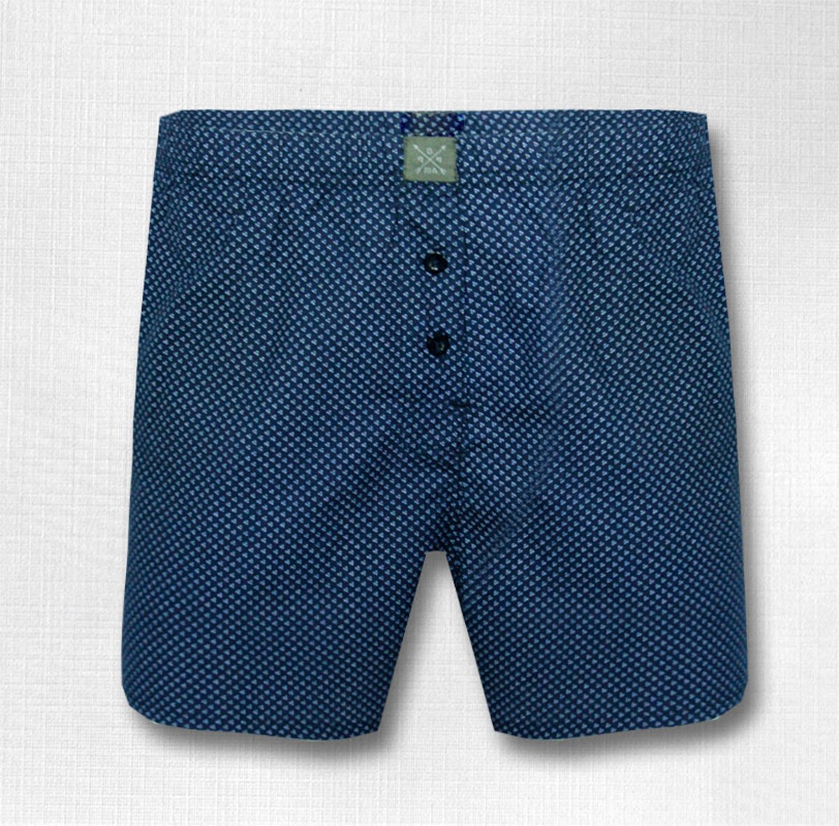 Basic Boxer Shorts σε Μπλε Χρώμα "Dots"