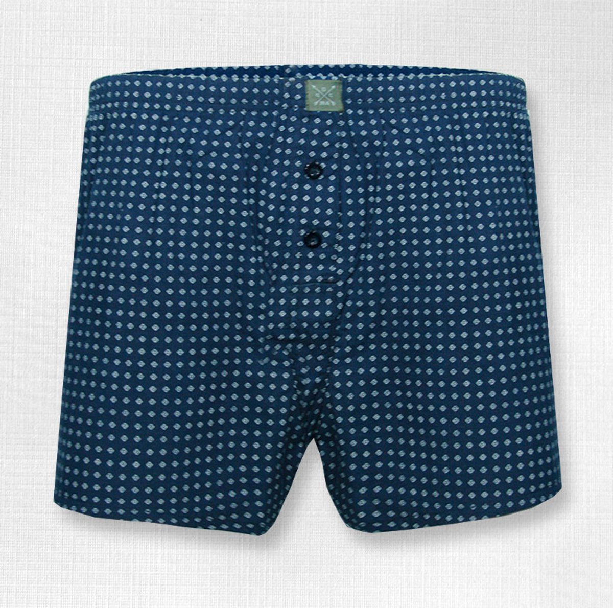 Basic Boxer Shorts σε Μπλε Χρώμα "Rhombus"