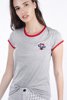 Γυναικείο T-Shirt Κοντομάνικο σε Γκρι Μελανζέ Χρώμα