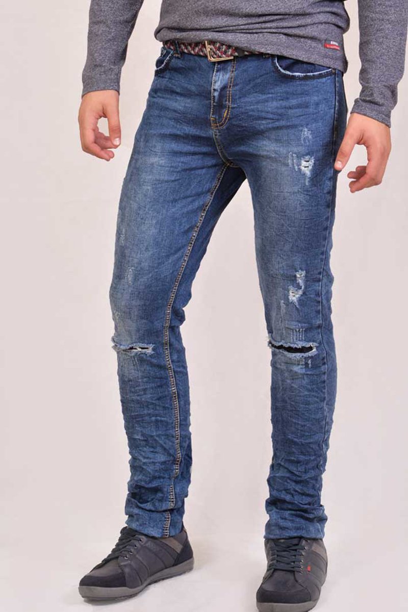 Picture of Men's Basic Jean in Blue Dark
