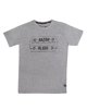 Picture of Men's Short Sleeve T-Shirt "Razor & Blade" in Grey Melange