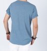 Ανδρικό Κοντομάνικο T-Shirt "Fast Lane Riders" σε χρώμα blue light