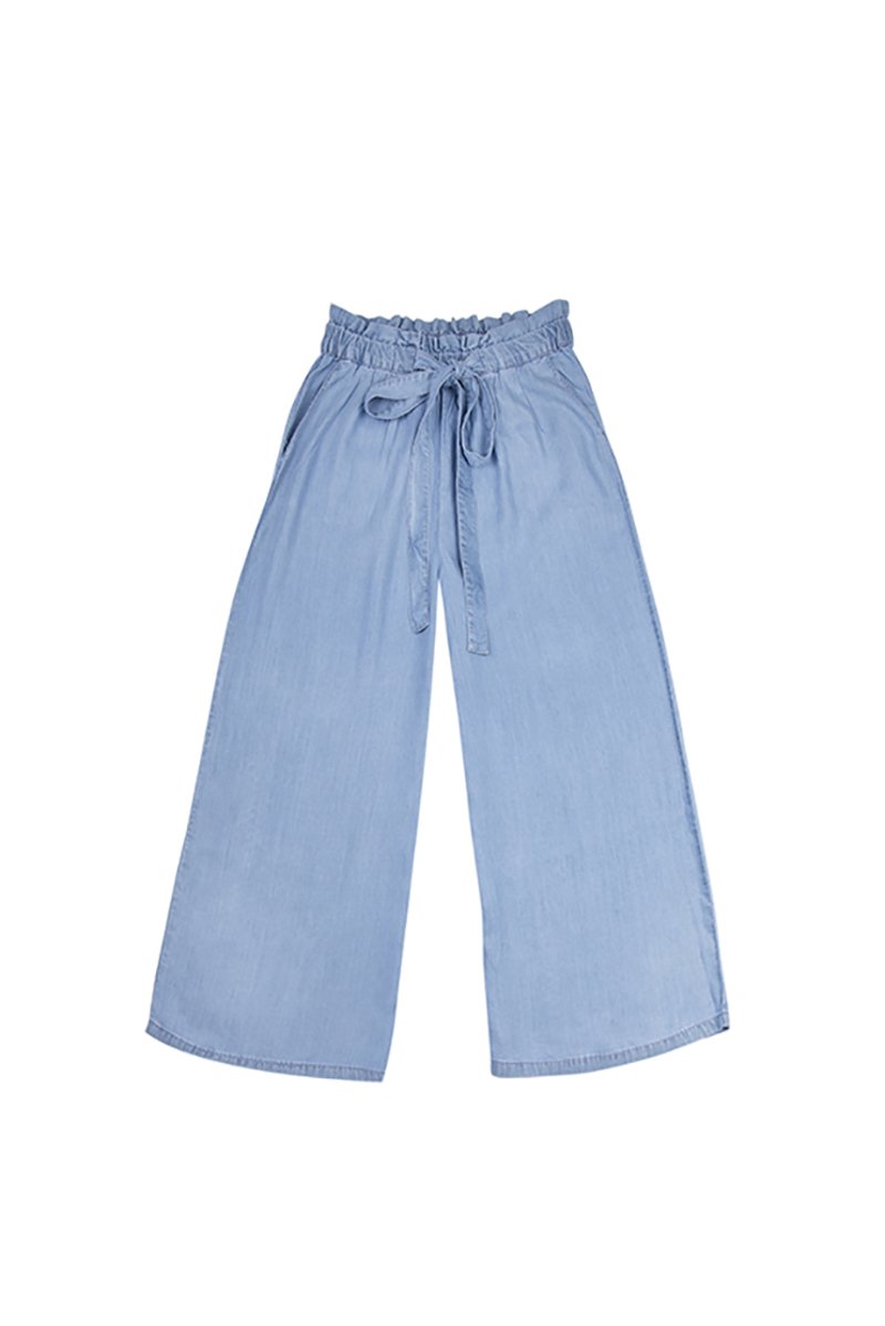 Picture of Culotte Trousers "Tanny" in Blue Melange
