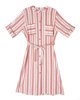 Picture of Striped Loose Shirt-Dress Envy in Coral