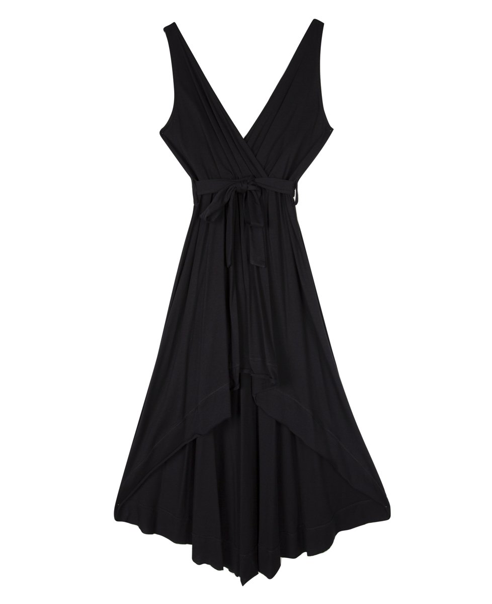 Picture of Midi Dress Envy with belt in Black
