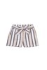 Picture of Striped Paperbag Bermuda Shorts "Pipery" in Beige