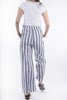 Picture of Women's Striped Trousers "Valerie" in Blue Navy
