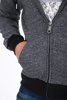 Picture of Men's Cardigan Hoodie in Grey