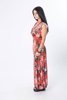 Picture of Maxi Floral Dress F-(156012) in Red