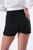 Picture of Women's Plush Bermudas-Shorts "Lara" in Black