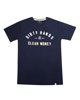 Ανδρικό Κοντομάνικο T-Shirt "Dirty Hands" σε Χρώμα Μπλε