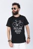 Ανδρικό Κοντομάνικο T-Shirt "Fast Lane Riders" σε Χρώμα Μαύρο