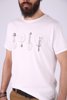 Ανδρικό Κοντομάνικο T-Shirt "Lamp" σε Χρώμα Λευκό