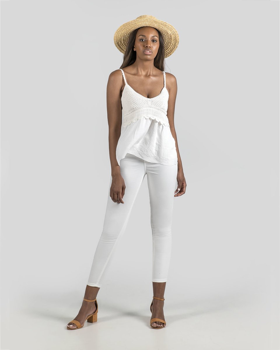 Picture of Women's Sleeveless Top "Elea" in White