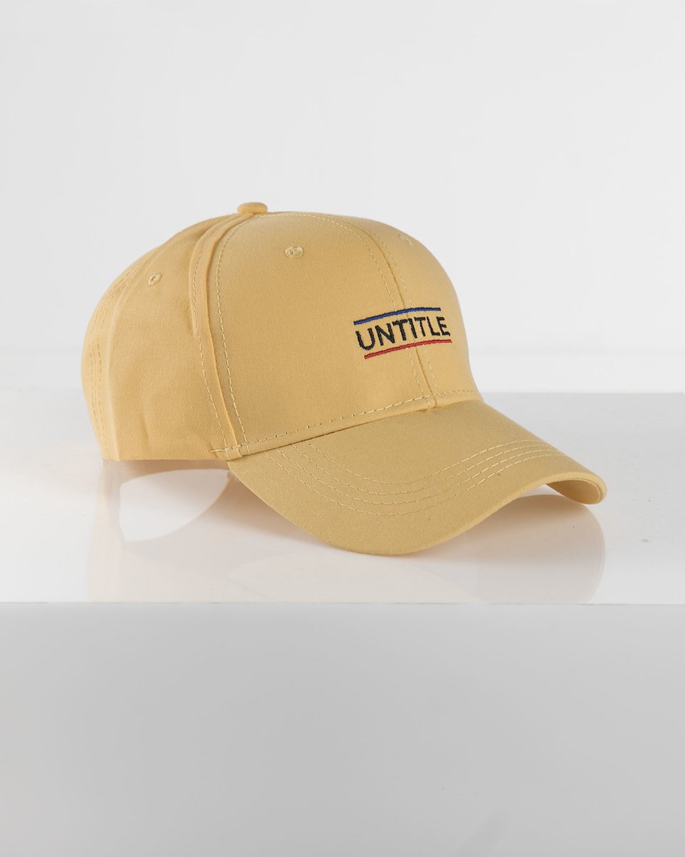Καπέλο Τζόκεϊ "Untitle" σε Χρώμα Κίτρινο