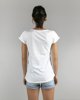 Γυναικεία Κοντομάνικη Μπλούζα "Freedom" σε Χρώμα Λευκό