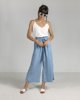 Picture of Women's 3/4 Culotte Trousers "Tanny" in Blue
