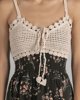Picture of Mini Sleeveless Floral Dress "Kana" in Black