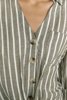 Picture of Striped Shirt "Vicky" in Khaki