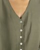 Picture of Women's Short Sleeve Blouse "Risa" in Khaki