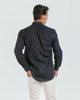 Picture of Men's Long Sleeve Shirt "Short Colar" in Blue Navy