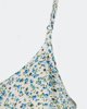 Μάξι Φόρεμα Αμάνικο "Giselle" με Φλοράλ Σχέδιο σε Μπλέ
