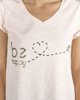 Picture of Women's Short Sleeve T-Shirt "Happy" in Rose