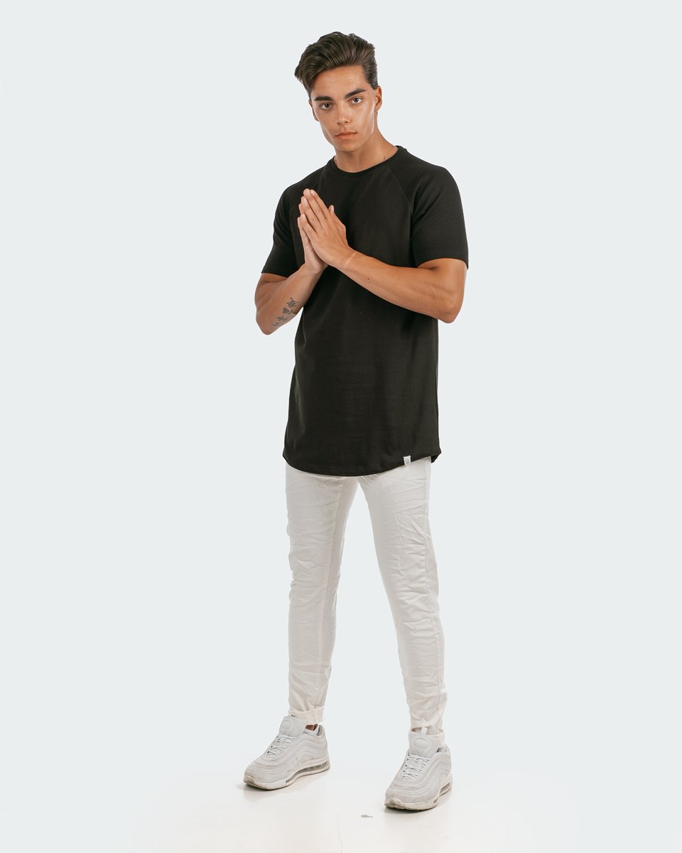 Ανδρικό Κοντομάνικο T-Shirt "Jerry" σε Χρώμα Μαύρο
