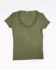 Picture of Short sleeve T-shirt "Mariella" in Khaki