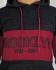Ανδρικό Φούτερ με Κουκούλα "Brooklyn" σε Χρώμα Κόκκινο