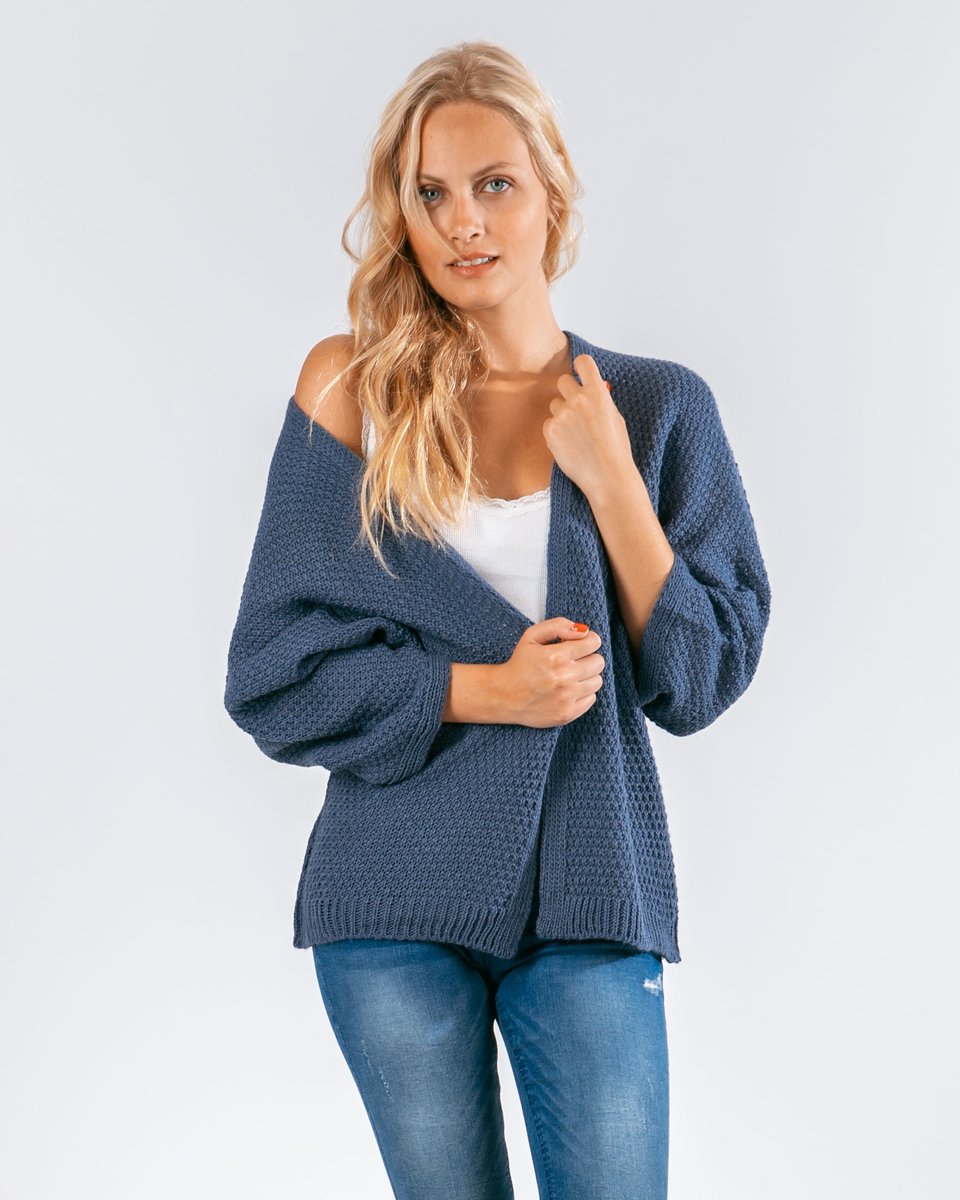 Picture of Women's Knit Open Cardigan "Vanessa" in Blue