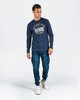Picture of Men's Long Sleeve T-Shirt "Denim" in Blue