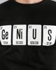 Picture of Men's Long Sleeve T-Shirt "Genius" in Black