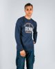 Picture of Men's Long Sleeve T-Shirt "Denim" in Blue