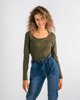 Picture of Women's Long Sleeve Top "Donna" in Khaki