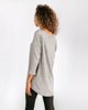 Picture of Women's 3/4 Sleeve Blouse "Mia" in Grey Light Melange