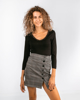 Picture of Women's 3/4 Sleeve Blouse "Lona" in Black
