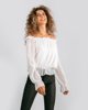 Picture of Peplum top "Maja" in Offwhite