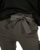Picture of Women's High-Waist Trousers "Bengi" in Dark Khaki