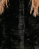 Picture of Women's Faux Fur Hooded Jacket "Natalia" in Black
