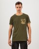 Ανδρικό Κοντομάνικο T-Shirt "Leaves Print" σε Χρώμα Πράσινο